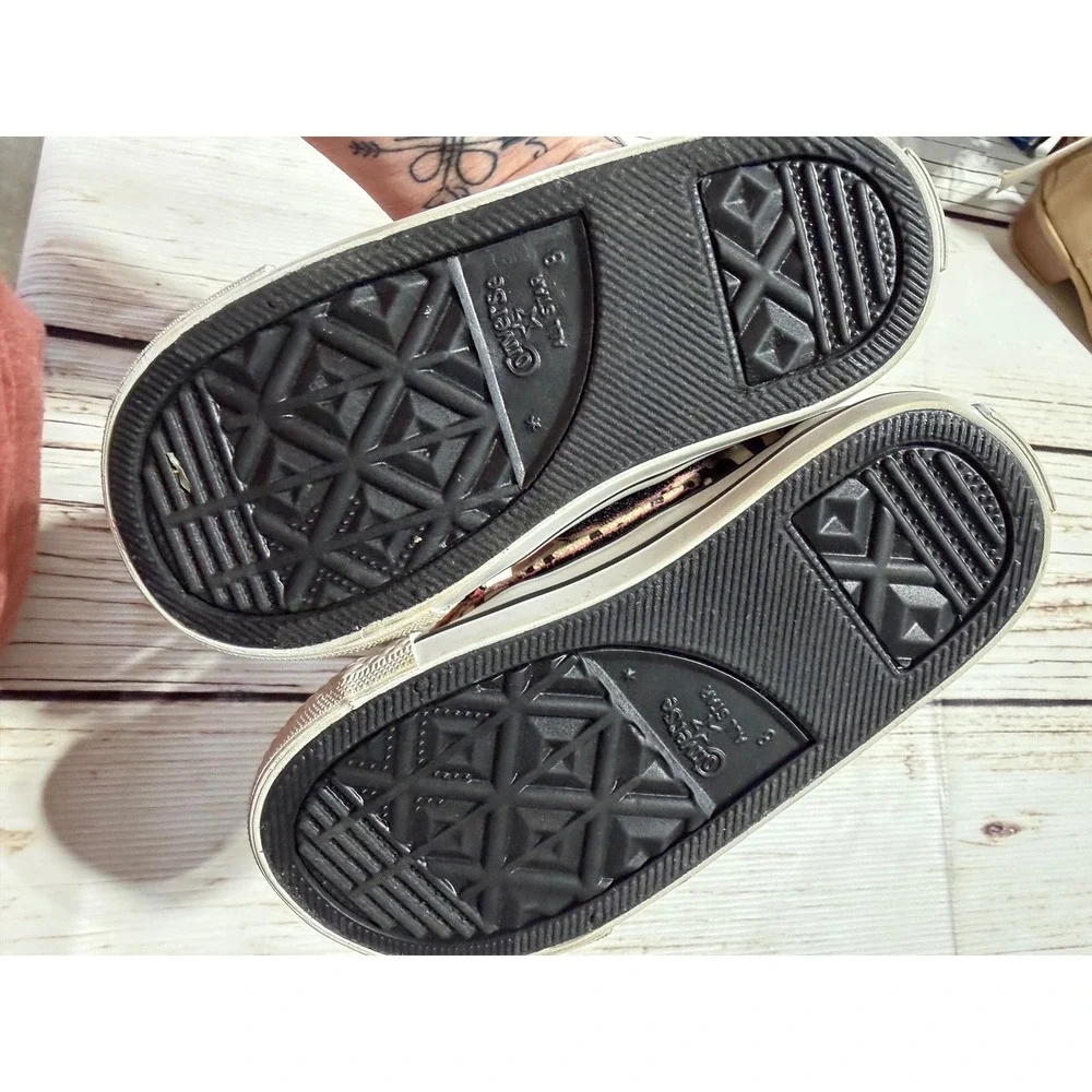 Converse Chuck Taylor All Star Zebra Slip On Toddler Shoes 742828F Black White 8